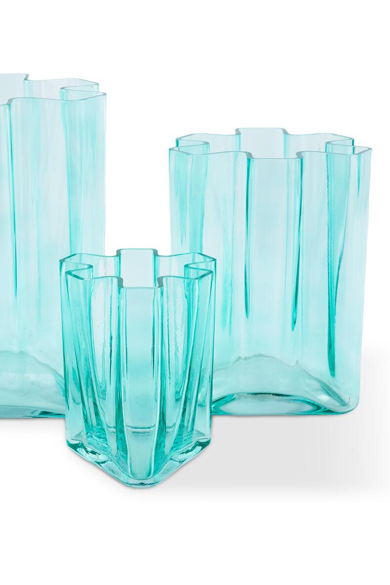 Hanari Small vase, H22 cm – Light Green
